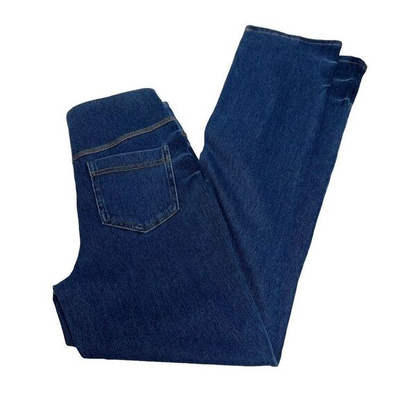 Lysse medium wash straight leg pull on jeans size S - Picture 13 of 16